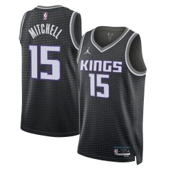 Sacramento Kings Davion Mitchell Statement Edition Black NBA Jersey