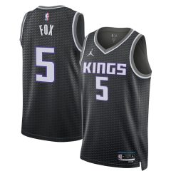 Sacramento Kings De'Aaron Fox Statement Edition Black NBA Jersey