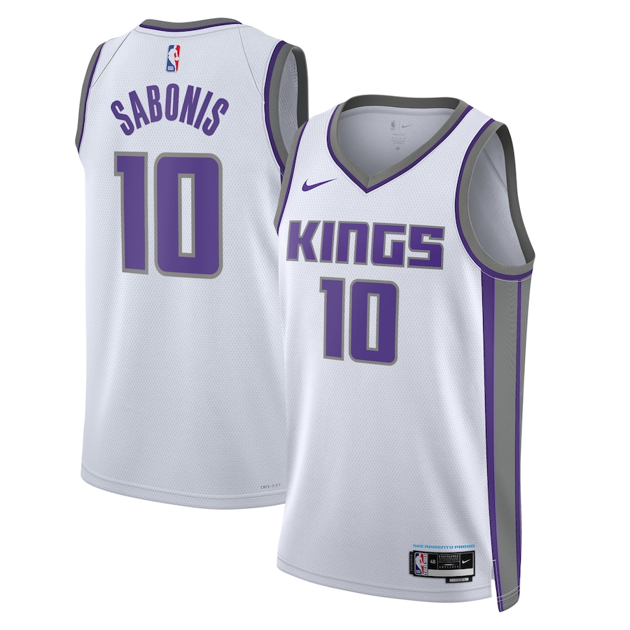 Sacramento Kings Domantas Sabonis Nike Association Edition White NBA Jersey