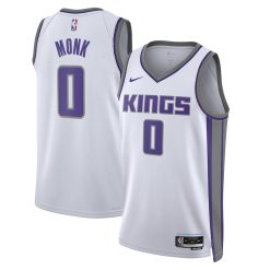 Sacramento Kings Malik Monk Nike Association Edition White NBA Jersey