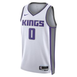 Alternative view of Sacramento Kings Malik Monk Nike Association Edition White NBA Jersey