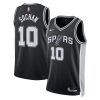 San Antonio Spurs Jeremy Sochan Nike Icon Edition Black NBA Jersey