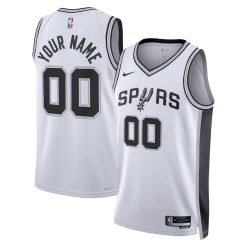 San Antonio Spurs Nike Association White Custom NBA Jersey