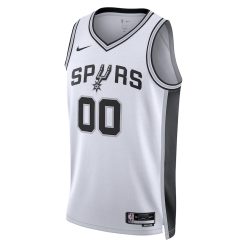 Alternative view of San Antonio Spurs Nike Association White Custom NBA Jersey