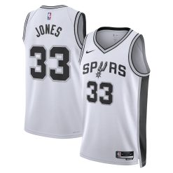 San Antonio Spurs Tre Jones Nike Association Edition White NBA Jersey