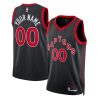 Toronto Raptors Statement Black Custom NBA Jersey