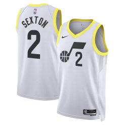 Utah Jazz Colin Sexton Nike Association Edition White NBA Jersey