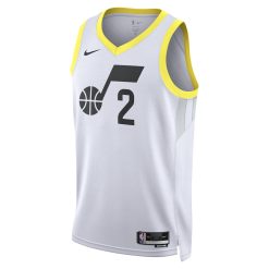 Alternative view of Utah Jazz Colin Sexton Nike Association Edition White NBA Jersey