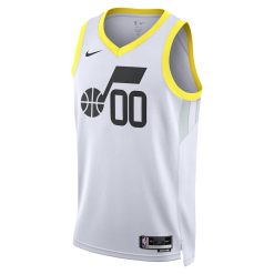 Alternative view of Utah Jazz Jordan Clarkson Nike Association Edition White NBA Jersey