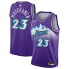 Utah Jazz Lauri Markkanen Nike Classic Edition Purple NBA Jersey