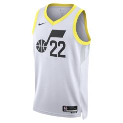 Alternative view of Utah Jazz Rudy Gay Nike Association Edition White NBA Jersey