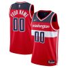 Washington Wizards Nike Icon Red Custom NBA Jersey