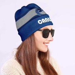 NHL Vancouver Canucks Blue Grey Beanie