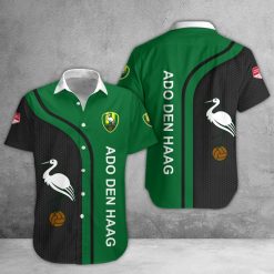 ADO Den Haag Black Green Hawaiian Shirt