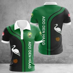 ADO Den Haag Black Green Polo Shirt