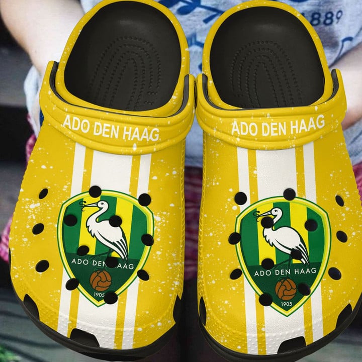 ADO Den Haag Yellow Black Crocs