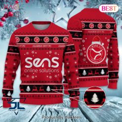 Almere City FC Red Black Ugly Christmas Sweater
