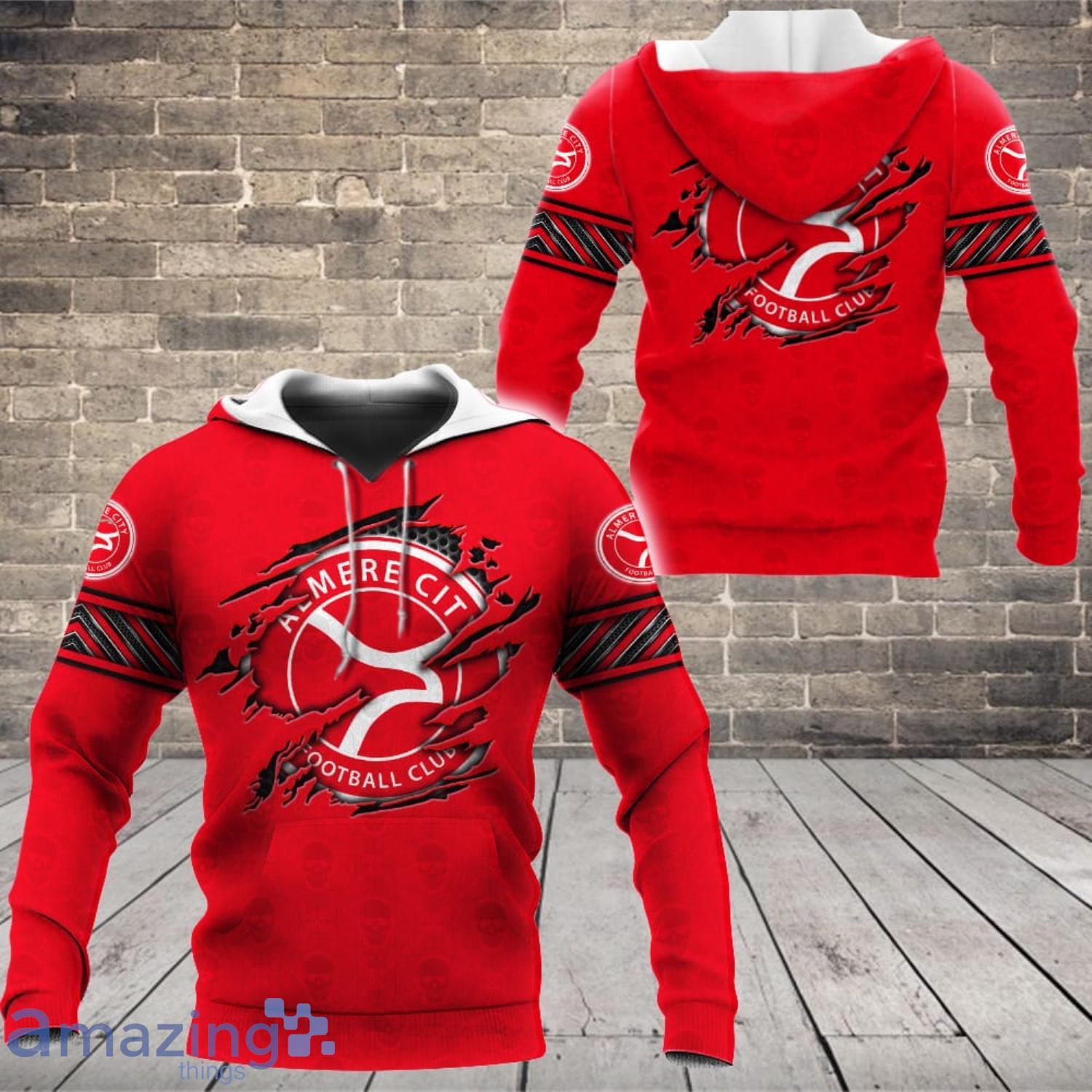 Almere City FC Red Pullover Hoodie