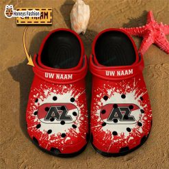 AZ Alkmaar Custom Name Red Black Crocs