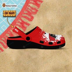 Alternative view of AZ Alkmaar Custom Name Red Black Crocs