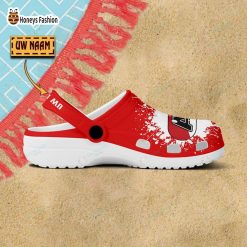 Alternative view of AZ Alkmaar Custom Name Red White Crocs