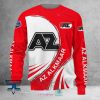 AZ Alkmaar Red White Sweatshirt