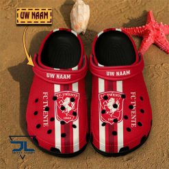 FC Twente Custom Name Black Classic Crocs