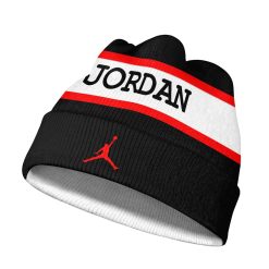 Alternative view of NBA Chicago Bulls Michael Jordan Black White Beanie
