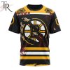 NHL Boston Bruins Custom Name Number Jersey Halloween T-Shirt