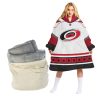 NHL Carolina Hurricanes Custom Name Number Retro Concepts Fleece Oodie