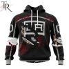 NHL Los Angeles Kings Custom Name Number Jersey Halloween Pullover Hoodie