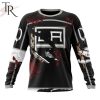 NHL Los Angeles Kings Custom Name Number Jersey Halloween Sweatshirt