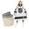 NHL Los Angeles Kings Custom Name Number Retro Gradient Fleece Oodie