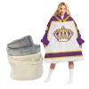 NHL Los Angeles Kings Custom Name Number Retro Jersey Fleece Oodie