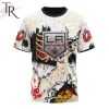 NHL Los Angeles Kings Custom Name Number Zombie Halloween T-Shirt