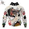 NHL Nashville Predators Custom Name Number Zombie Halloween Pullover Hoodie