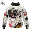 NHL New York Islanders Custom Name Number Zombie Halloween Pullover Hoodie