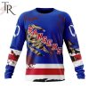 NHL New York Rangers Custom Name Number Jersey Halloween Sweatshirt