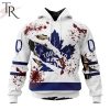 NHL Toronto Maple Leafs Custom Name Number Jersey Halloween Pullover Hoodie