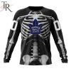 NHL Toronto Maple Leafs Custom Name Number Skeleton Halloween Sweatshirt