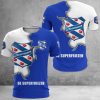 SC Heerenveen Logo Blue White T-Shirt