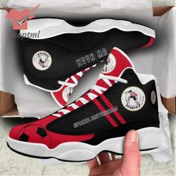 Sparta Rotterdam Custom Name Black Red Air Jordan 13 Shoes