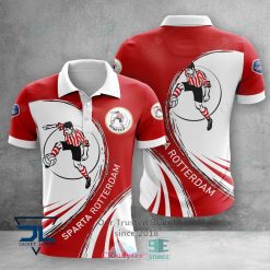 Sparta Rotterdam White Red Polo Shirt