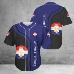Willem II Black Navy Baseball Jersey