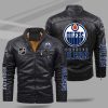NHL Edmonton Oilers Leather Jacket