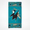 NHL San Jose Sharks Fiber Beach Towel