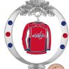 NHL Washington Capitals Jersey Custom Shaped Ornament
