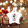 NFL Kansas City Chiefs White Star Ornament