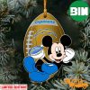 NFL Los Angeles Chargers Mickey Custom Shaped Ornament