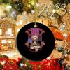 NFL New York Giants Black Round Ornament